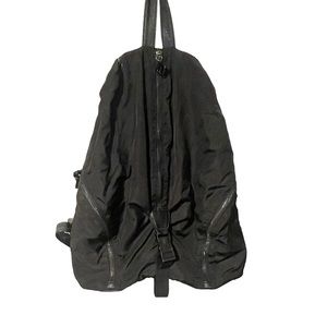 Fabletics Black Full Zip One Shoulder Sling Athletic Backpack